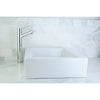 Kingston Pacifica White China Vessel Bathroom Sink without Overflow Hole EV4335