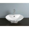 Kingston White China Vessel Bathroom Sink w/Overflow Hole & Faucet Hole EV9207