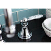 Kingston Brass Chrome 2 Handle Widespread Bathroom Faucet w Pop-up FS2981GL