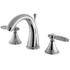 Kingston Brass Chrome 2 Handle Widespread Bathroom Faucet w Pop-up FS7981GL