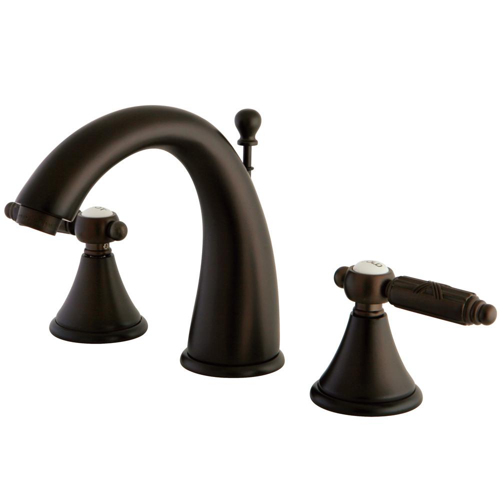 Kingston Brass Oil Rubbed Bronze 2 Handle Widespread Bathroom Faucet FS7985GL