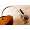 Kingston Kaiser Satin Nickel Single Handle Bathroom Vessel Sink Faucet FS8238DKL