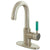 Kingston Green Eden Satin Nickel Single Handle Bathroom Sink Faucet FS8438DGL