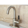 Kingston Kaiser Satin Nickel one Handle Bathroom Faucet w push drain FS8438DKL