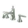 Kingston Brass Chrome 2 Handle Widespread Bathroom Faucet w Pop-up FS9961GL