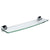 Gatco Jewel 20.13 inch W Glass Shelf in Chrome 463566