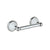 Gatco Franciscan Double Post Toilet Paper Holder in White Porcelain and Polished Chrome 73232