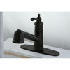 Kingston Brass Oil Rubbed Bronze Single Handle Pull Out Kitchen Faucet GS7575TL