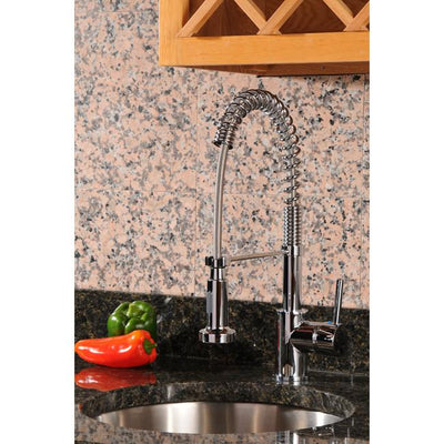Kingston Chrome Single Handle Pre-rinse Commercial style Kitchen Faucet GS8881DL