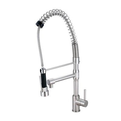 Kingston Satin Nickel one Handle Pre-rinse Kitchen Faucet w extra spout GS8978DL