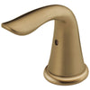 Delta Lahara Collection Champagne Bronze Finish Metal Lever Handles - Quantity 2 Included 563292