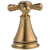 Delta Cassidy Collection Champagne Bronze Finish Lavatory Cross Handles - Quantity 2 Included DH295CZ