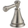 Delta Cassidy Collection Stainless Steel Finish Lavatory Lever Handles - Quantity 2 Included 579614