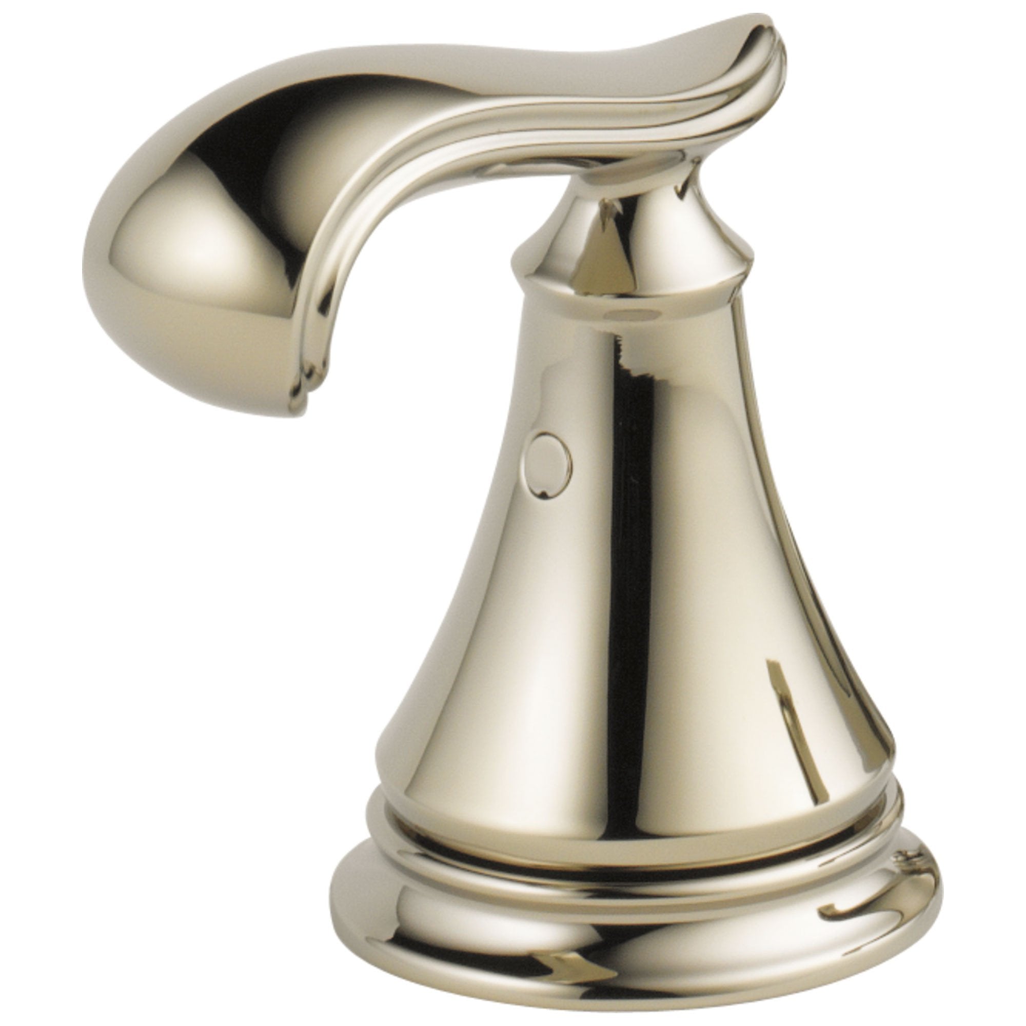 Delta Cassidy Collection Polished Nickel Finish Lavatory French Curve Handles - Quantity 2 Included DH298PN