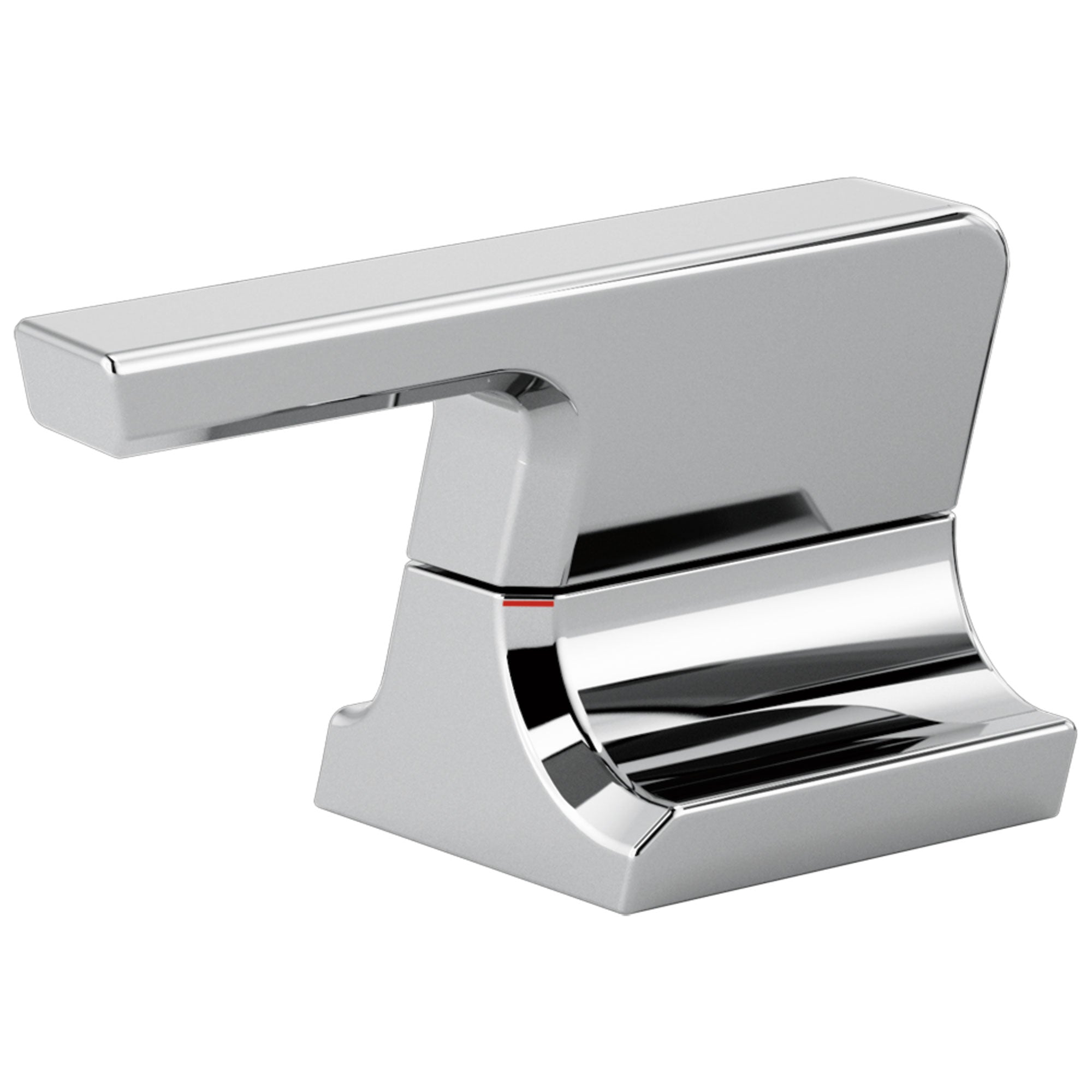 Delta Pivotal Chrome Finish Metal Bathroom Faucet Lever Handle Set DH299