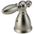Delta Victorian Collection Stainless Steel Finish Roman Tub Metal Lever Handles - Quantity 2 Included 578301