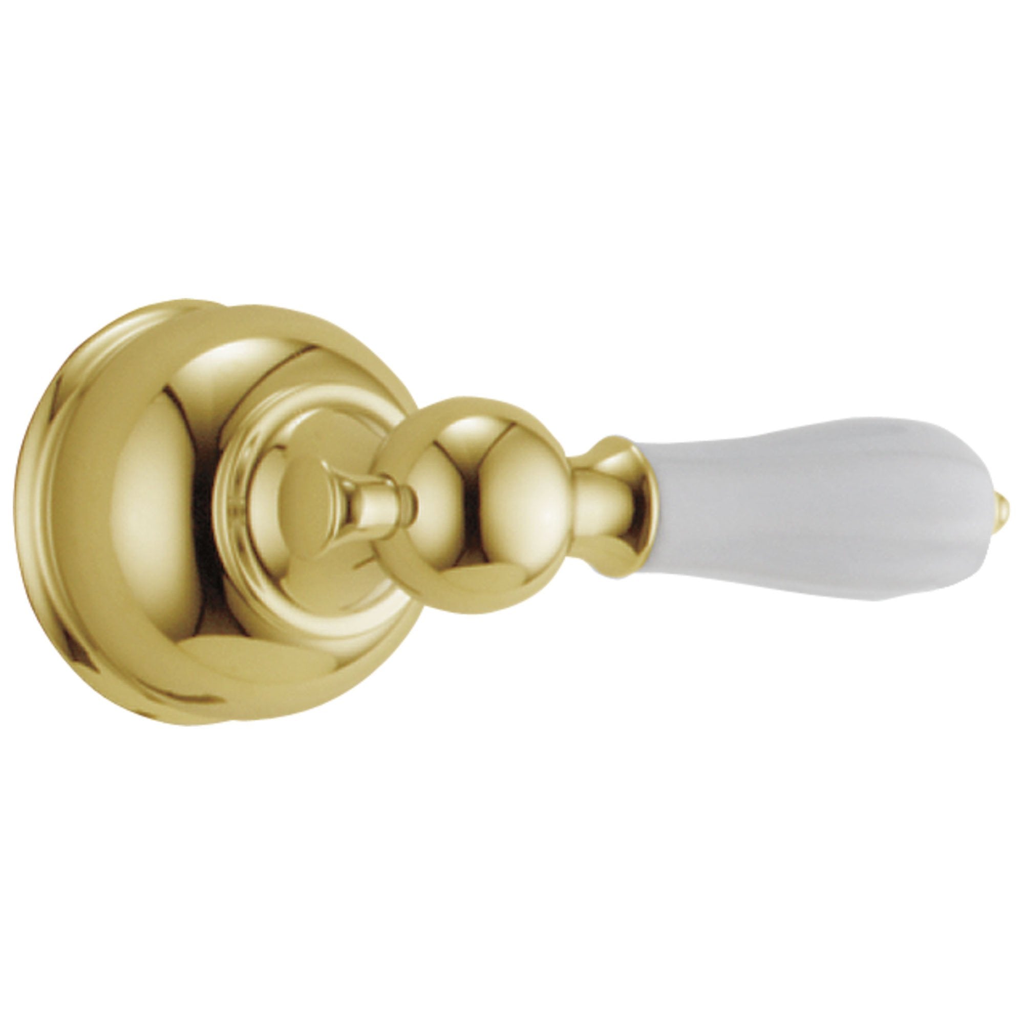 Delta Polished Brass Finish Tub and Shower Porcelain Lever Handle 167860