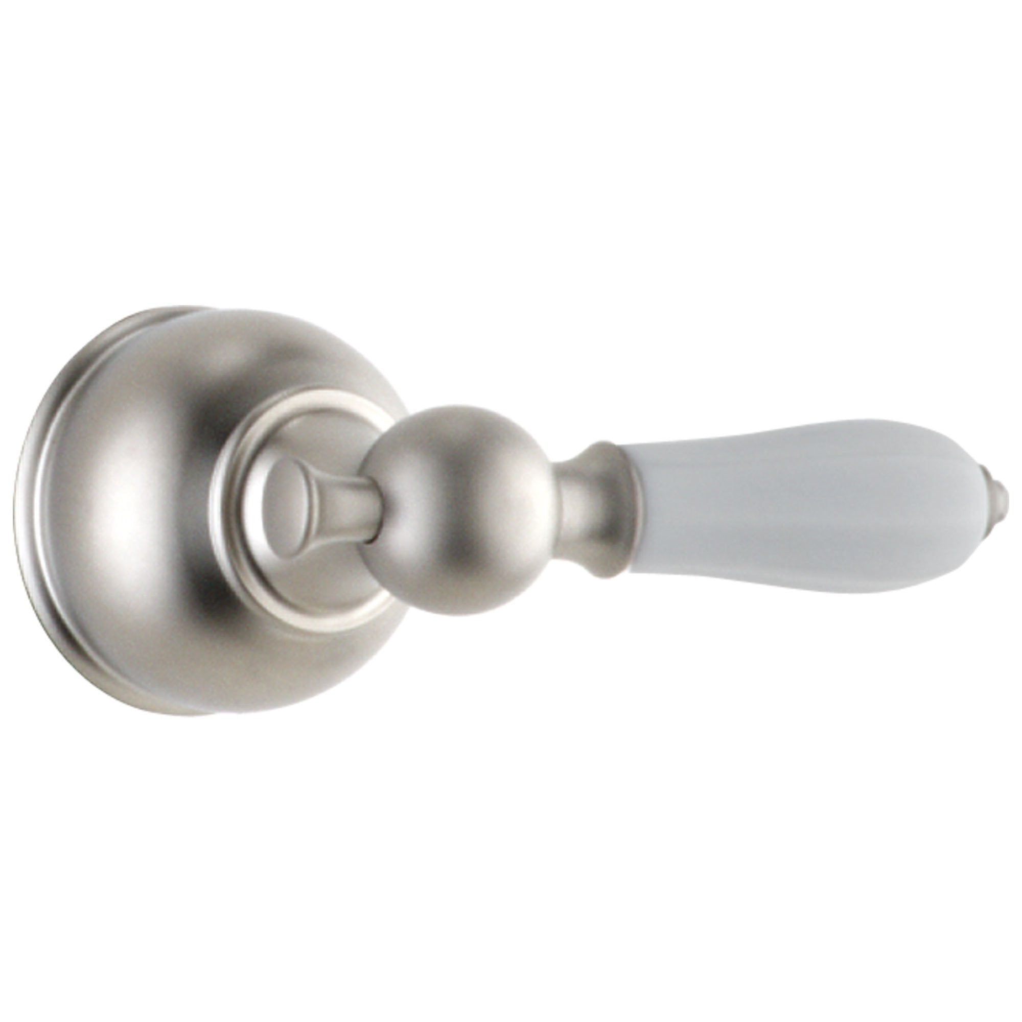 Delta Stainless Steel Finish Tub and Shower Porcelain Lever Handle 560257