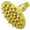 Kingston Brass 4-7/8" Polished Brass High Pressure Shower Head
