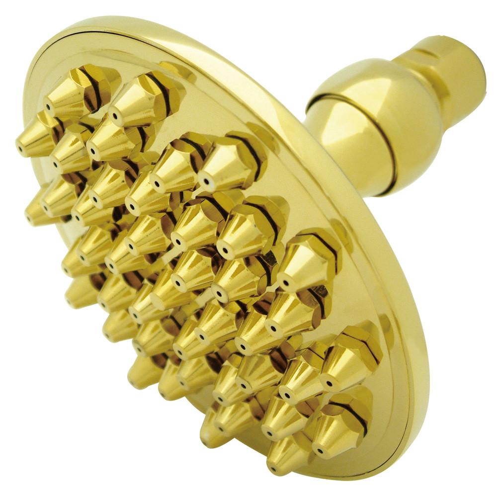 Kingston Brass 4-7/8" Polished Brass High Pressure Shower Head