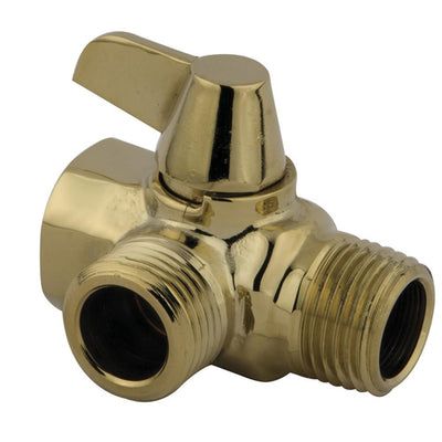 Kingston Polished Brass Solid Brass Flow Diverter for Shower Arm Mount K160A2