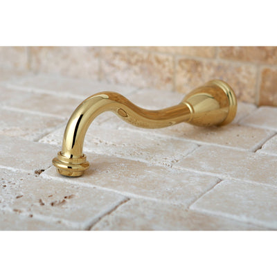 Kingston Brass Bathroom Accessories Polished Brass Heritage 8" Tub Spout K1887A2