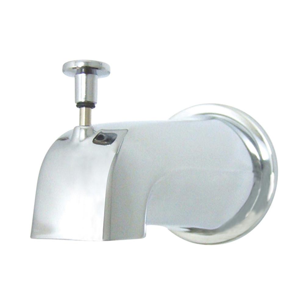 Kingston Bathroom Accessories Chrome 5" Diverter Tub Spout with Flange K188E1