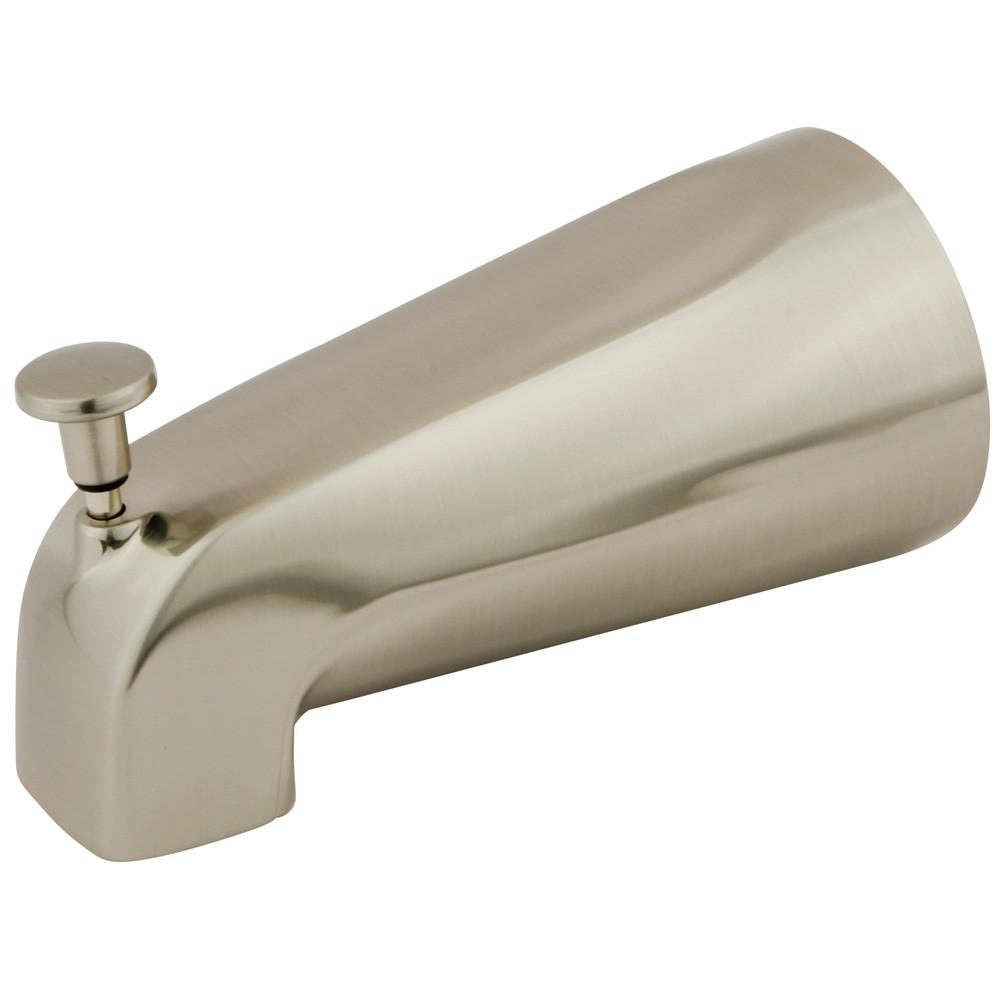 Kingston Bathroom Accessories Satin Nickel 5" Zinc Diverter Tub Spout K189A8