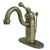 Kingston Brass Vintage Brass Single Handle Bathroom Faucet w Drain KB1403BL
