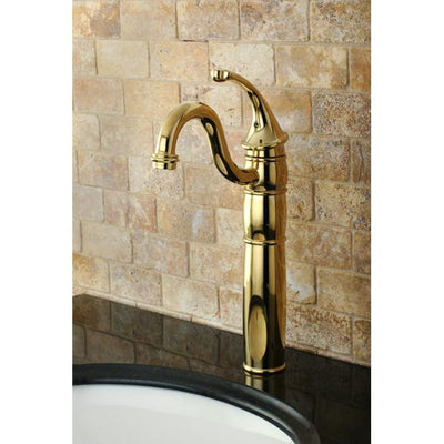 Kingston Polished Brass Georgian vessel sink bathroom lavatory faucet KB1422GL