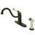 Kingston Oil Rubbed Bronze Single Handle Kitchen Faucet With Sprayer KB1575PL