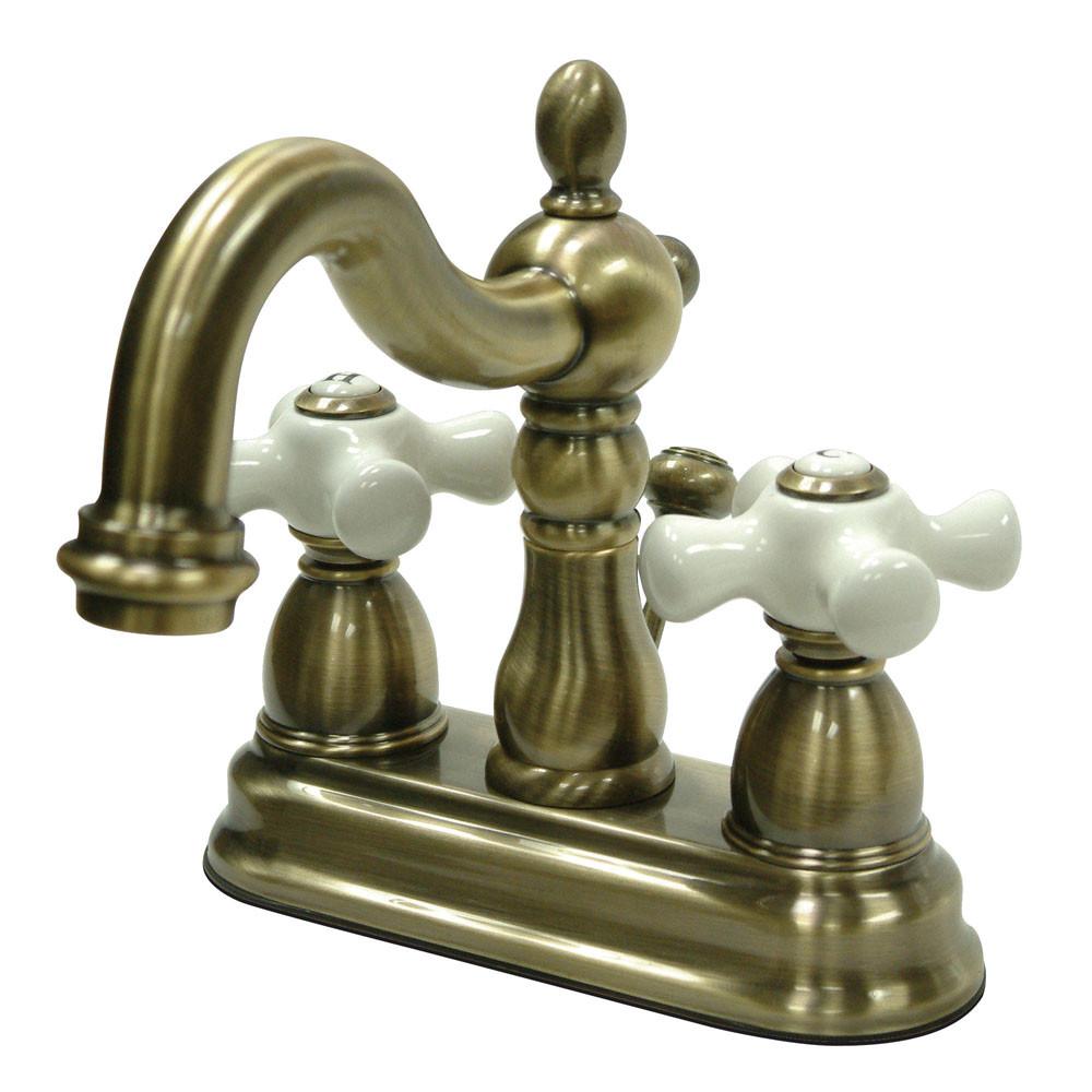 Metropolitan 8 in. Widespread 2-Handle Bathroom Faucet in Vintage Brass