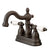 Kingston Oil Rubbed Bronze 2 Handle 4" Centerset Bathroom Faucet KB1605PL