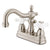 Kingston Satin Nickel 2 Handle 4" Centerset Bathroom Faucet with Pop-up KB1608PX