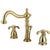Kingston Brass Polished Brass French Country Widespread Bathroom Faucet KB1972TX