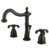 Kingston Oil Rubbed Bronze French Country Widespread Bathroom Faucet KB1975TX
