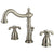 Kingston Brass Satin Nickel French Country Widespread Bathroom Faucet KB1978TX