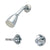 Kingston Brass Magellan Chrome Two Handle Shower Only Faucet KB241SO