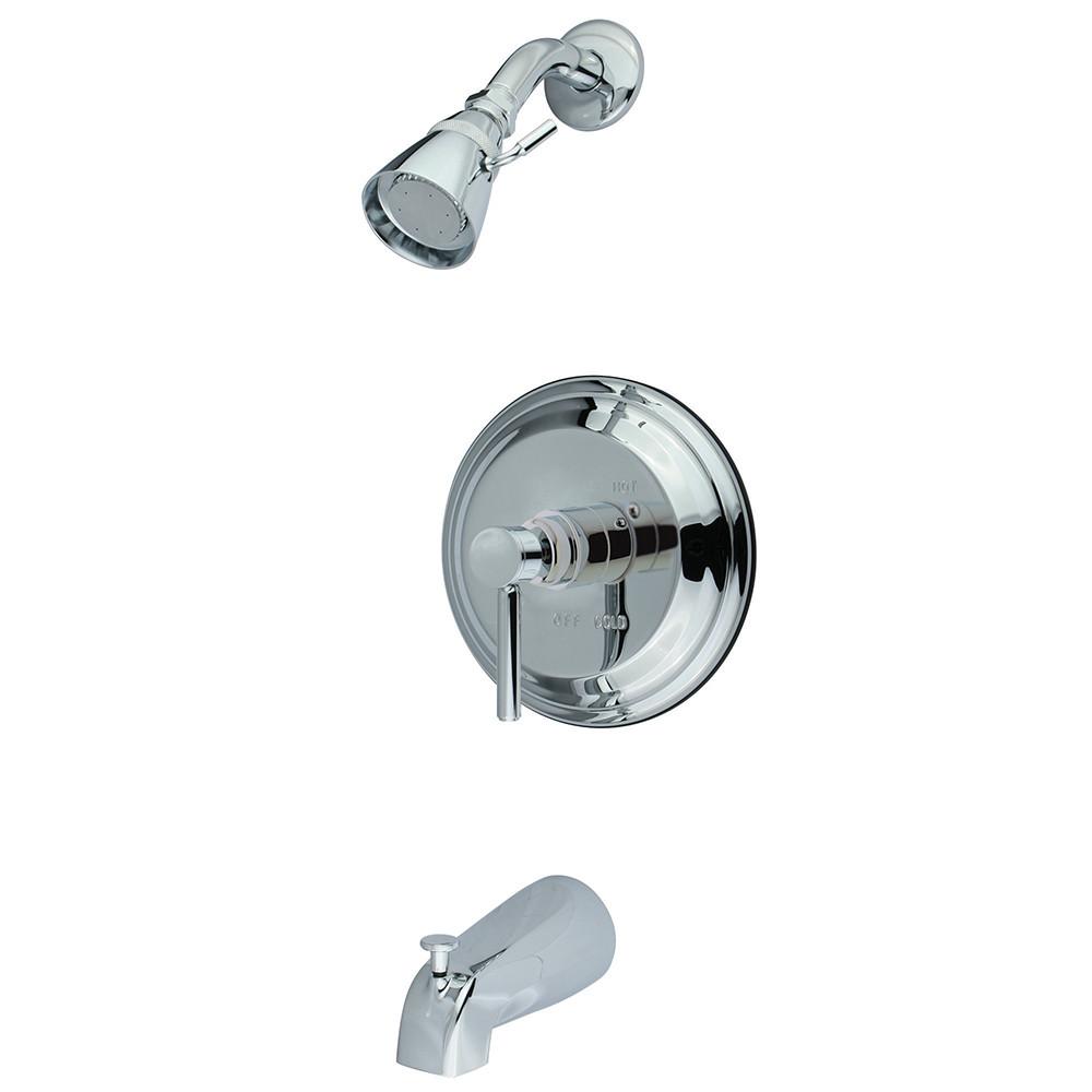 Kingston Brass Concord Chrome Single Handle Tub & Shower Faucet KB2631DL