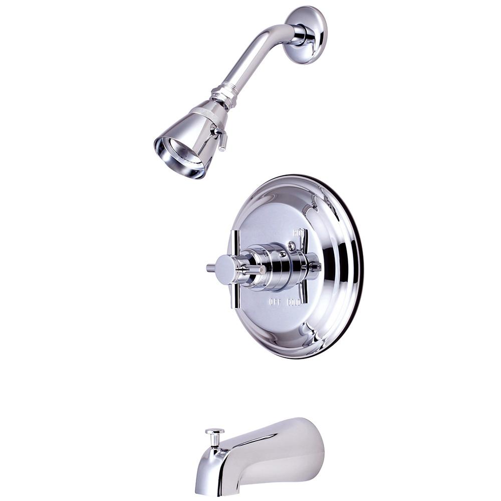 Kingston Brass Concord Chrome Single Handle Tub & Shower Faucet KB2631DX