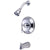 Kingston Brass Chrome Single Handle Tub & Shower Combination Faucet KB2631NL