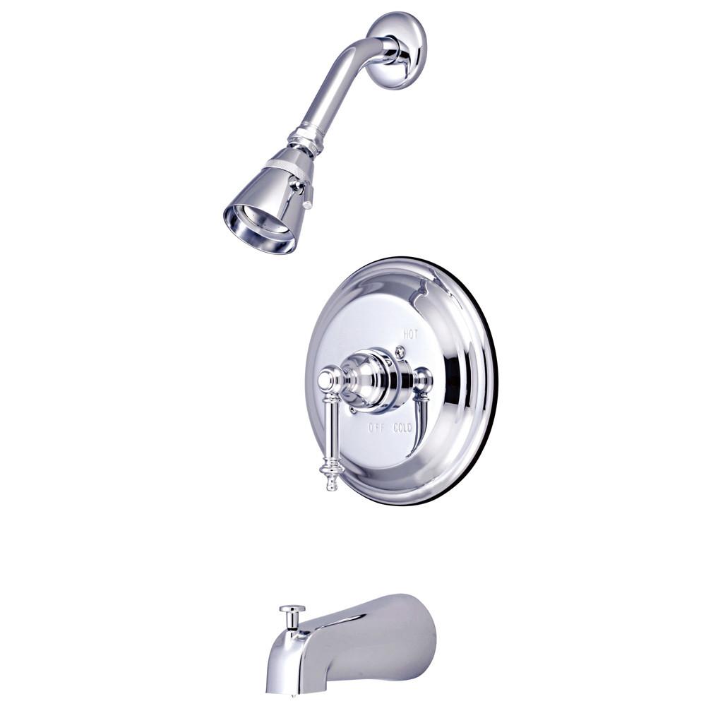 Kingston Brass Chrome Templeton Tub & Shower Combination Faucet KB2631TL