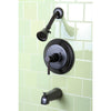 Kingston Concord Oil Rubbed Bronze Single Handle Tub & Shower Faucet KB2635DL