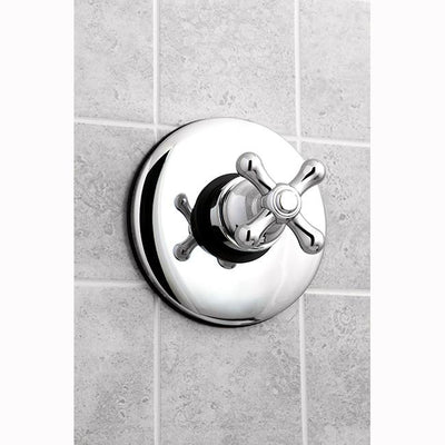 Kingston Vintage Chrome Wall Volume Control Valve for Shower Faucet KB3001AX