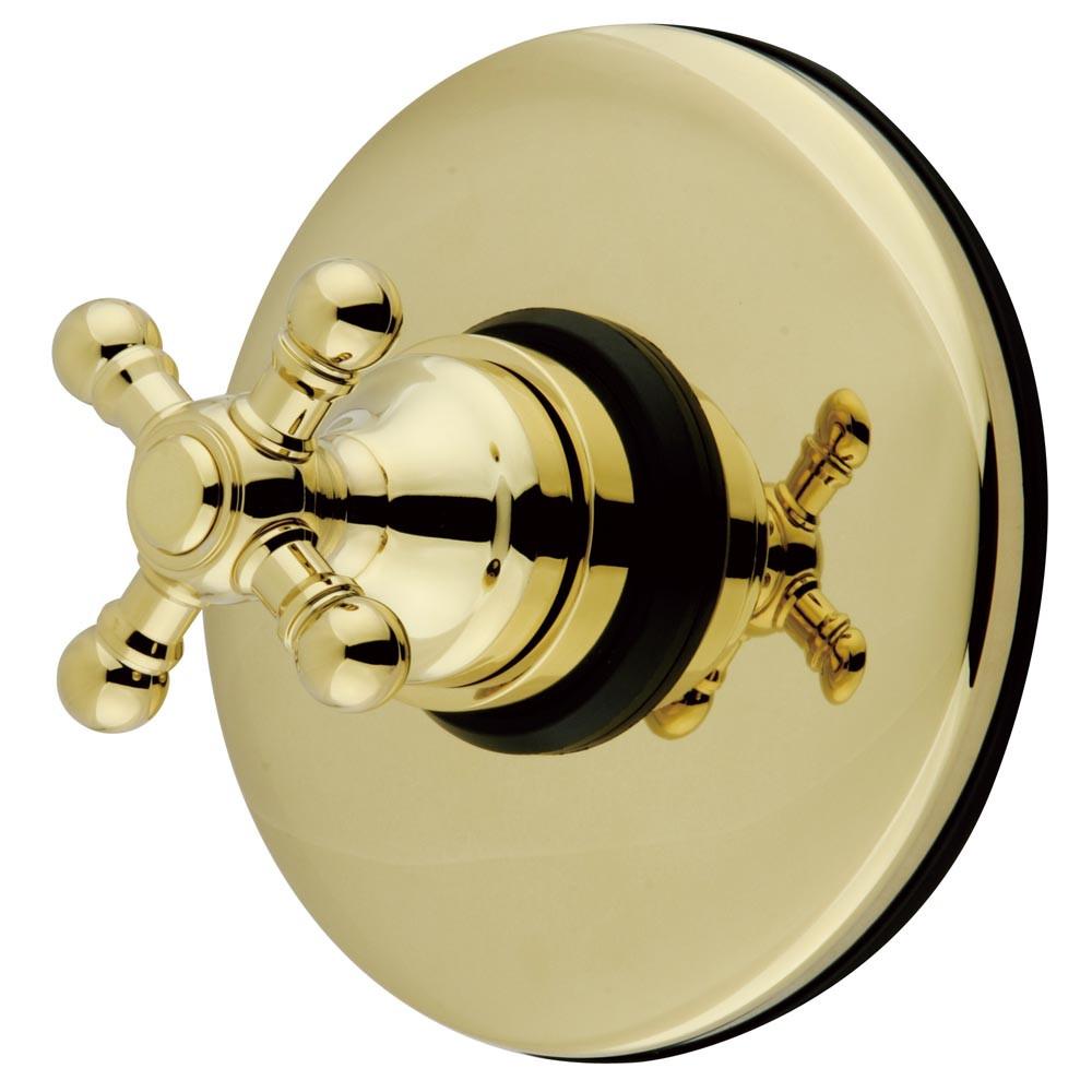 Kingston Polished Brass Wall Volume Control Valve for Shower Faucet KB3002BX