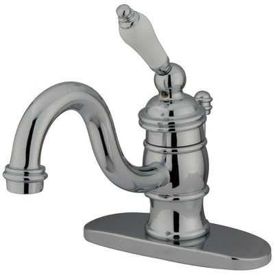 Kingston Chrome Single Handle 4" Centerset Bathroom Faucet w Pop-up KB3401PL