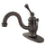 Kingston Oil Rubbed Bronze Single Handle 4" Centerset Bathroom Faucet KB3405BL