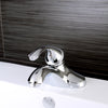 Kingston Brass Chrome Georgian 4" bathroom centerset faucet w/ pop-up KB3541GL