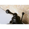 Kingston Oil Rubbed Bronze Single Handle 4" Centerset Bathroom Faucet KB3545BL