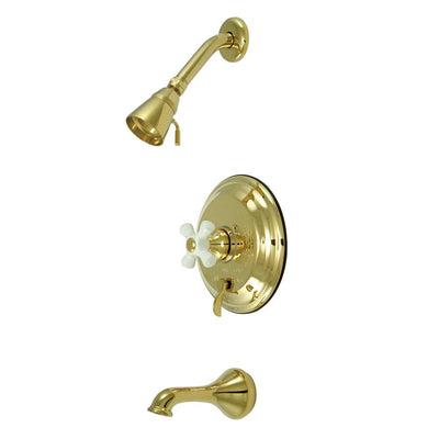 Polished Brass Single Handle Tub and Shower Combination Faucet KB36320PX